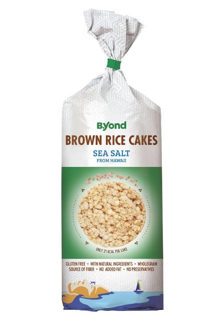 Livity Brown Rice Cakes Hawaiian Sea Salt 100g