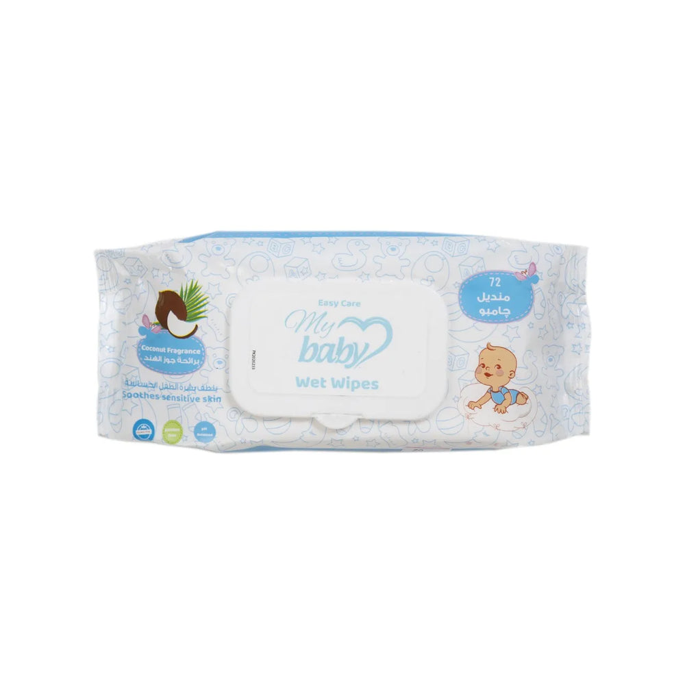 Fine  Baby Water Wipes With Coconut 120 pcs