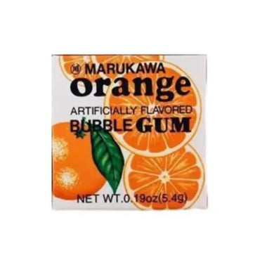 Marukawa Orange Bubble Gum 4 Pcs