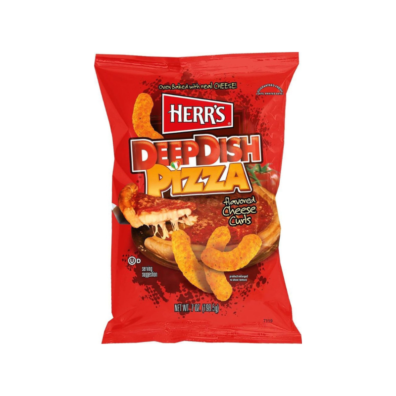 Herr’s DeepDisk Pizza Flavored Cheese Curls 198g