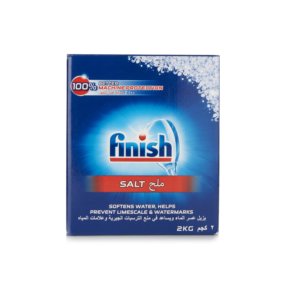 Finish Dishwasher Salt 2KG Pack of 2