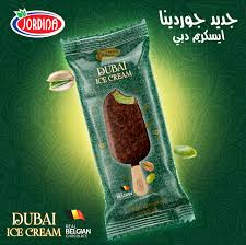 Jordina Pistachio Ice Cream Belgian Milk Chocolate And Kunafah Dough 65g