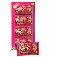 Nabil Cream Wafers Strawberry Flavour 12*16g