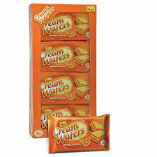 Nabil Cream Wafers Orange Flavour 12*16g