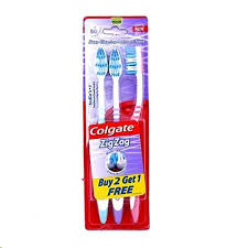 Colgate Zig Zag Tooth Brush x3