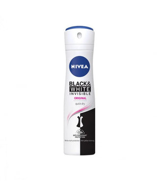 Nivea Deodorant Spray Invisible Black & White 150Ml