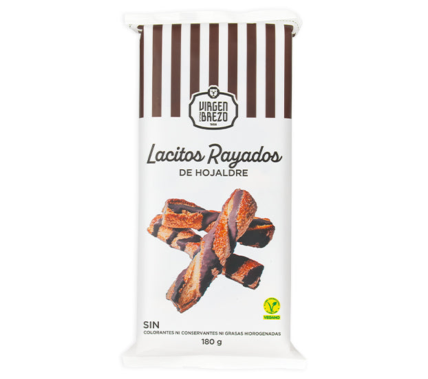 Laciyos Rayados De Hojaldre Puff Pastry Striped Twists 180g