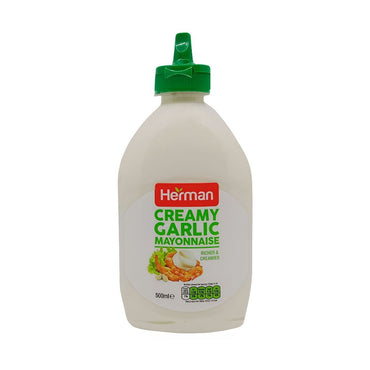 Herman Creamy Garlic Mayonnaise 500ml