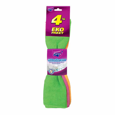 Parex Trend Microfiber Cleaning Cloth 4 Pcs 38 X 28 Cm