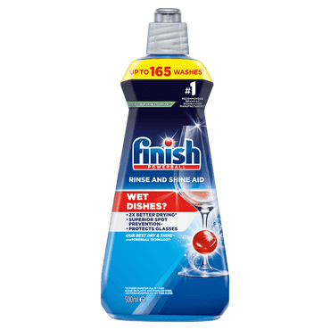 Finish Rinse & Shine Aid Lemon Sparkle 400 Ml