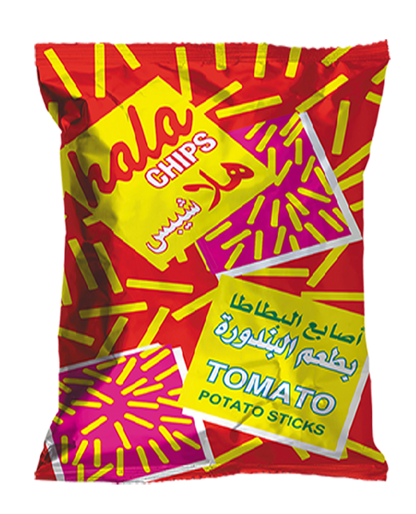 Hala Chips Tomato Corn Sticks 25gm