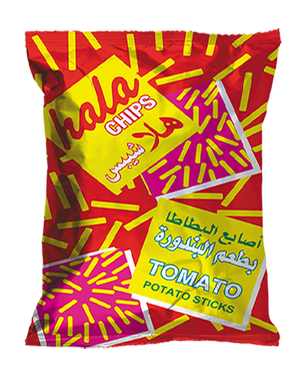 Hala Chips Tomato Corn Sticks 25gm
