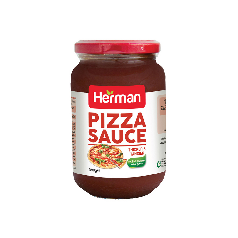 Herman Pizza Sauce Glass Jar 380g