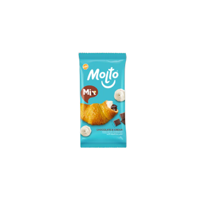 Molto Mix Chocolate & Cream Croissant 40g