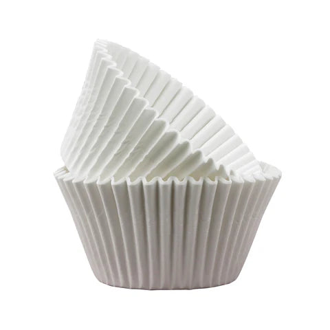 Rz Cupcake Papers White 75 Pcs