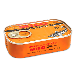 Milo sardine cans Spice 125gm