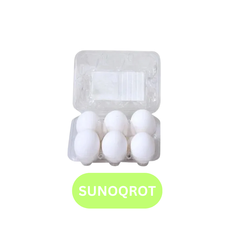 Sunoqrot White Eggs XL (6 PCS)