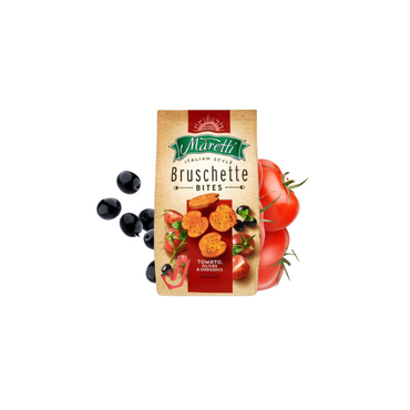 Maretti Bruschette Tomato Olives & Oregano 70g