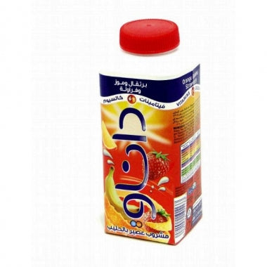 Danao Juice Drink With Fresh Milk Orange & Banana& Strawberry 180 ml