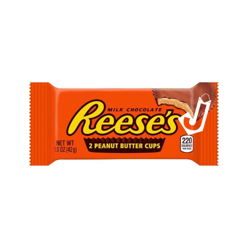 Reese's Milk Chocolate & Peanut Butter 2 Cups 42g