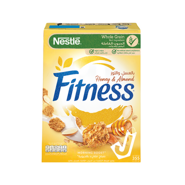 Nestle Fitness Cornflakes Honey & Almond 355g