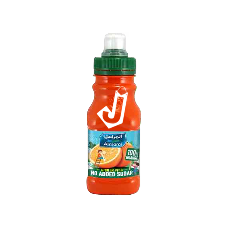 Almarai Natural Reconstituted Orange Juice - No Added Sugar 180ml