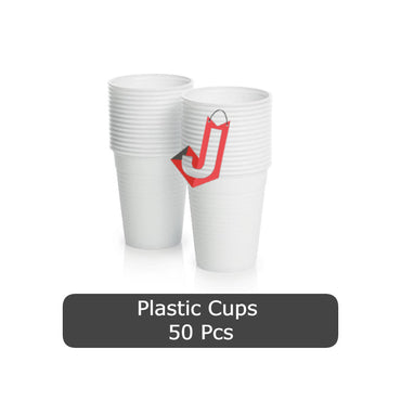 Plastic Cups 6oz. 50 Pcs
