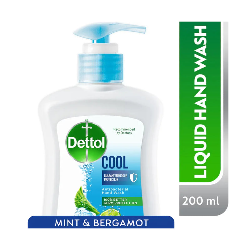 Dettol Cool Anti Bacterial Liquid Hand Wash 200ml