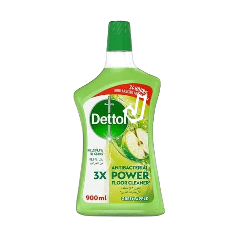 Dettol Antibacterial 3xPower Floor Cleaner-Apple 900 ml