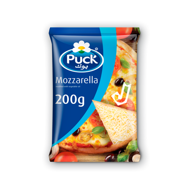 Puck Shredded Mozzarella Cheese 200g