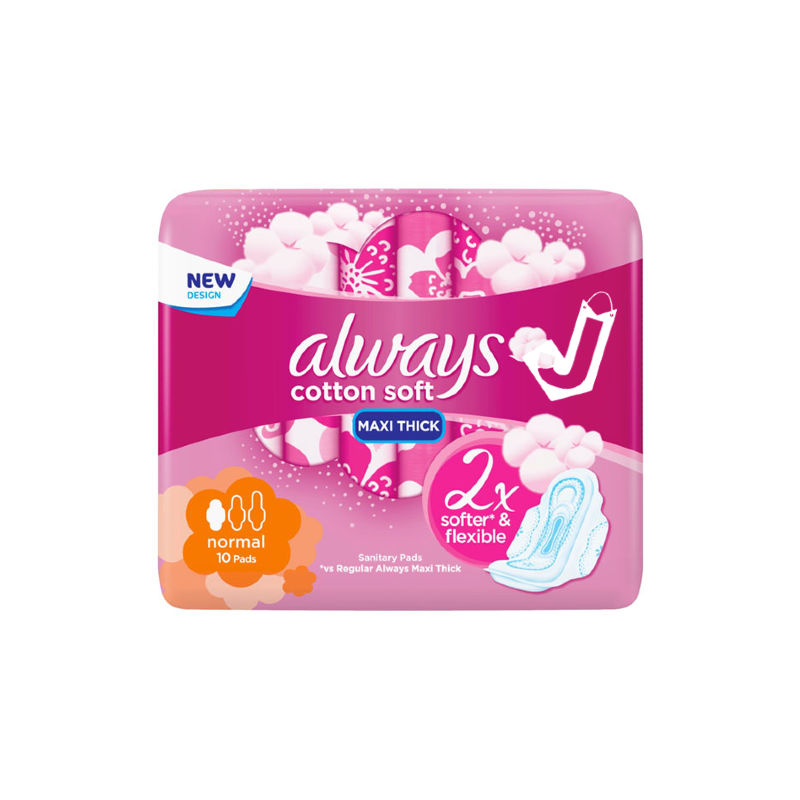 Always Cottony Soft Maxi Thick 10 Pads