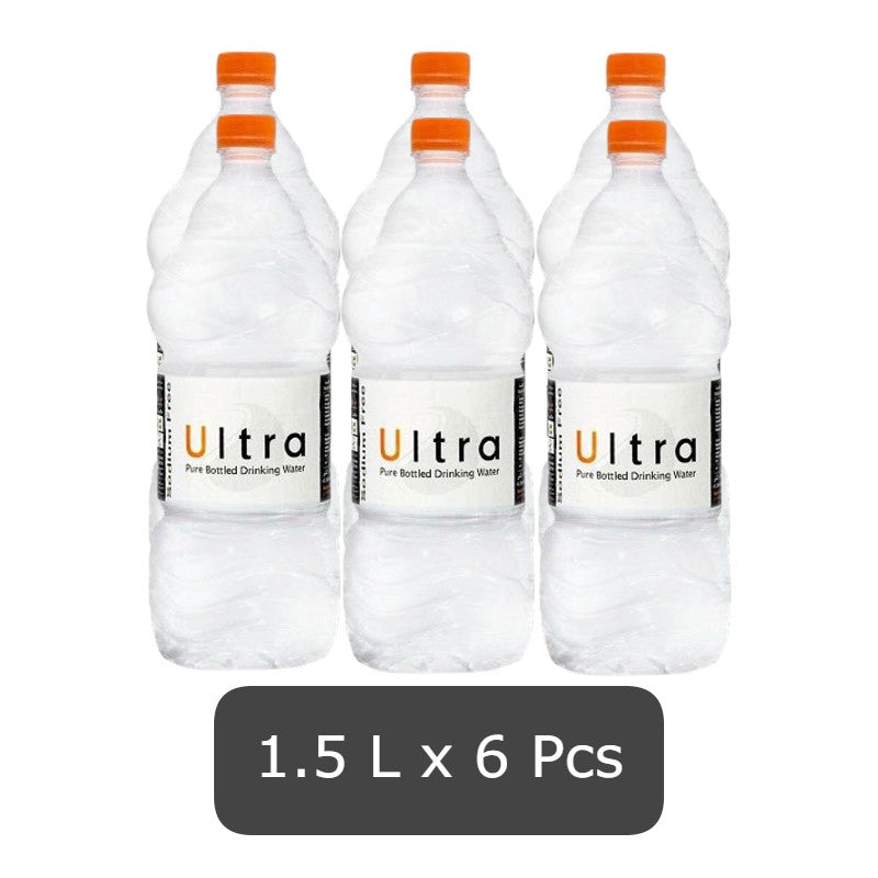 ألترا بيور مياه شرب معبأة 1.5 لتر × 6 قطع