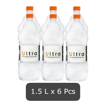 Ultra Pure Bottled Drinking Water 1.5L x 6 Pcs