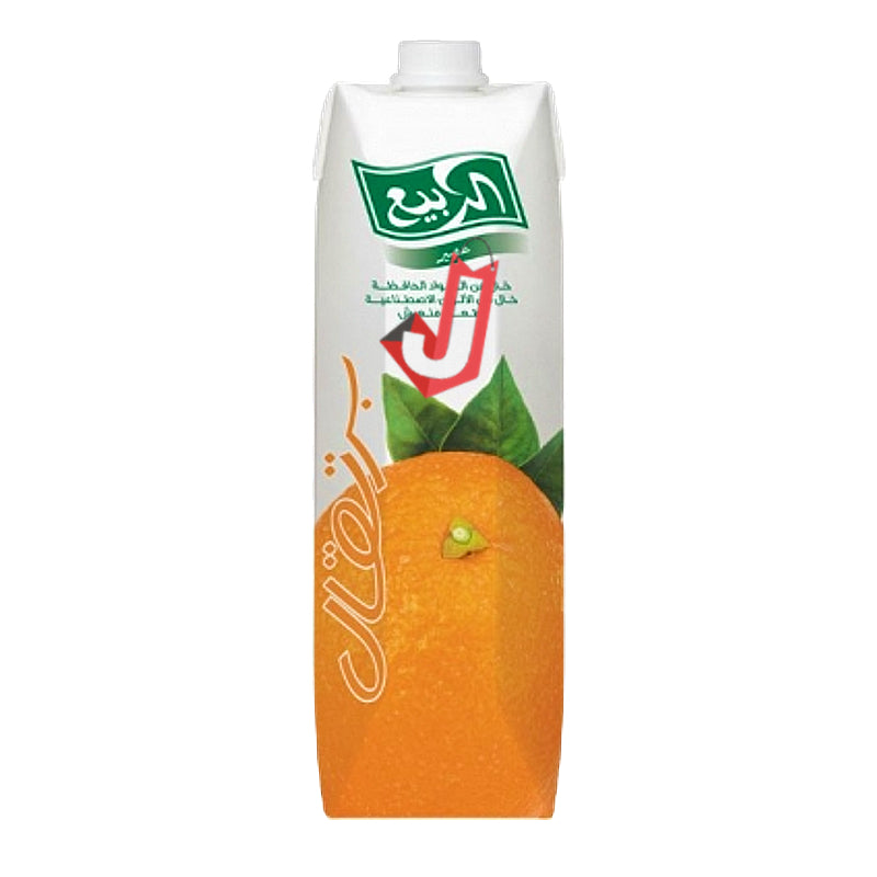 Al Rabie Orange Juice - No Added Sugar 1L