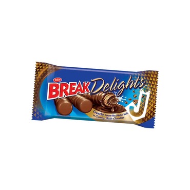 Tiffany Break Delights Crunchy, Cream Filled Wafer Rolls 25g