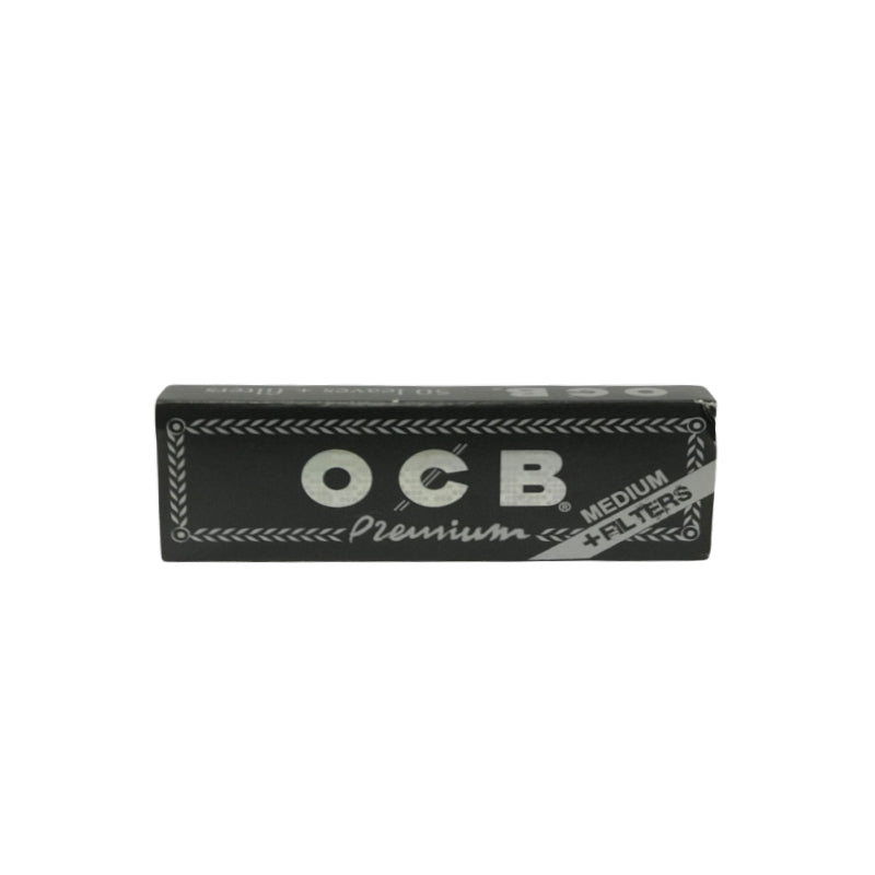 OCB Premium Cigarette Rolling Paper + Filters Medium 50 Pcs