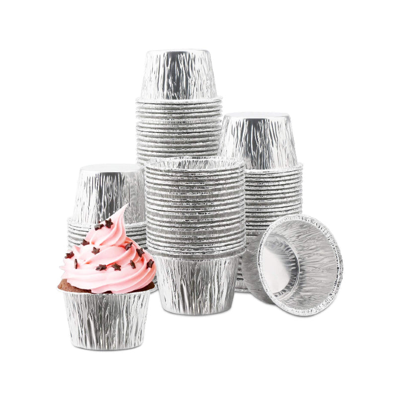 Aluminum Foil Baking Cups 100Pcs