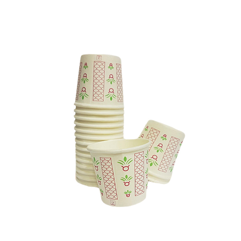Small paper cups for arabic coffee 2.5oz 50 pcs