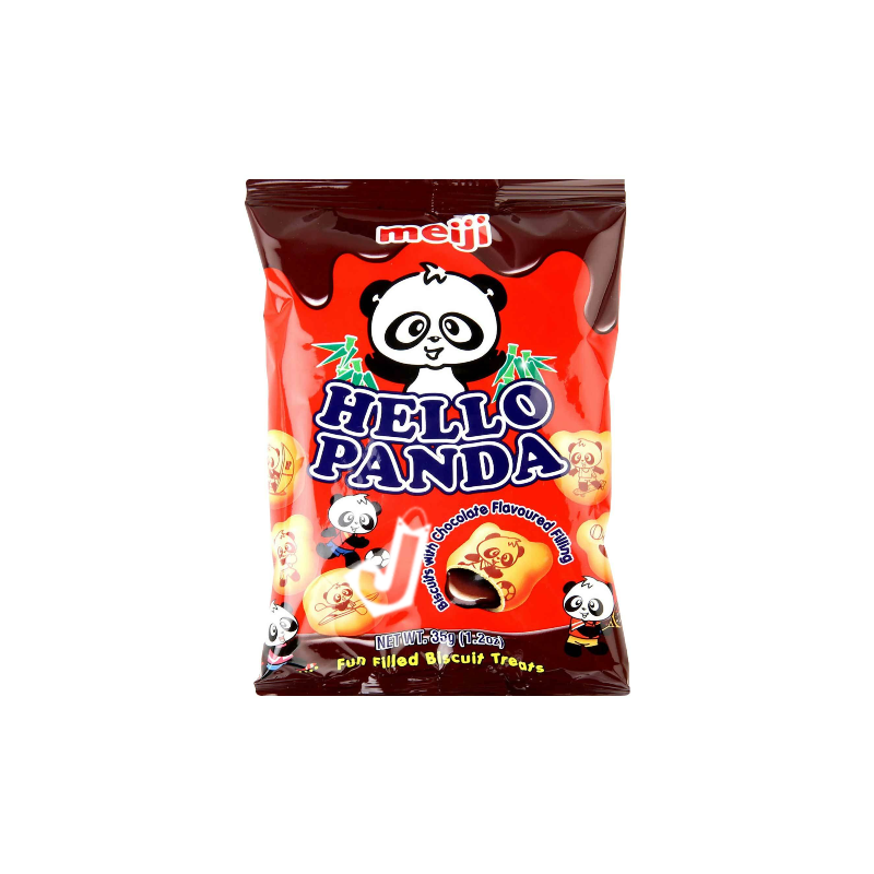 Meiji Hello Panda Biscuit with Chocolate Flavoured Filling 35g