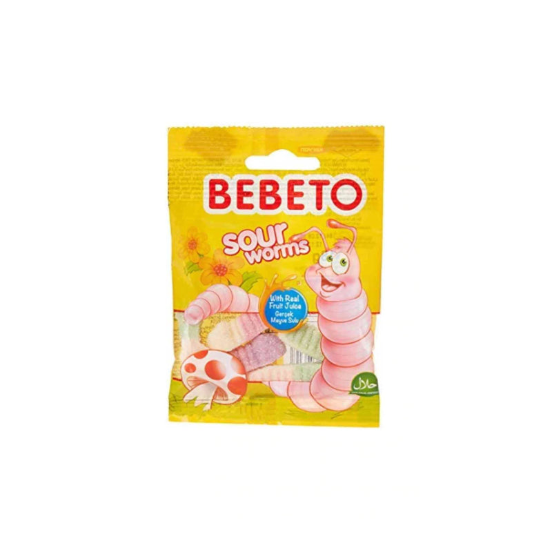 Bebeto Sour Worms 18g