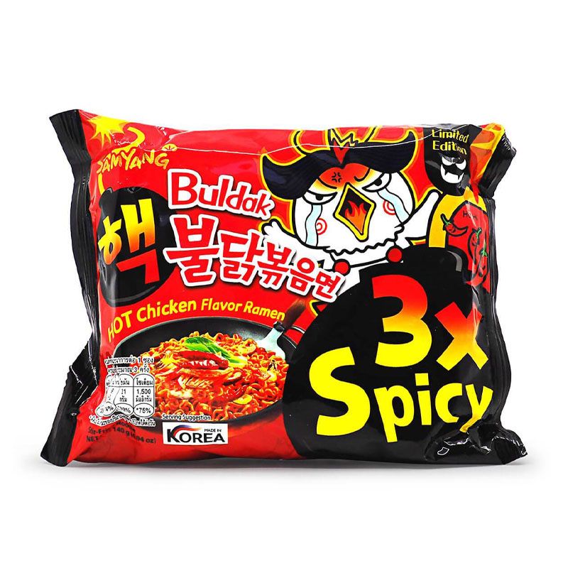 Samyang Spicy Hot Chicken Flavor Ramen 3x Spicy 140g