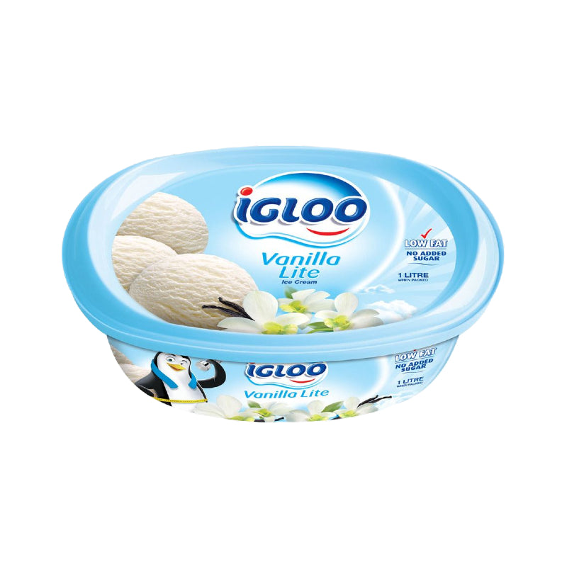 IGLOO Vanilla Lite Ice Cream 1 Liter