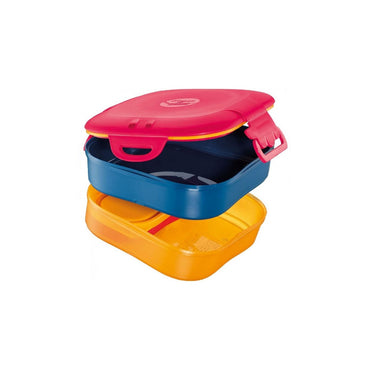 مابد صندوق غداء 3 في 1 - وردي 