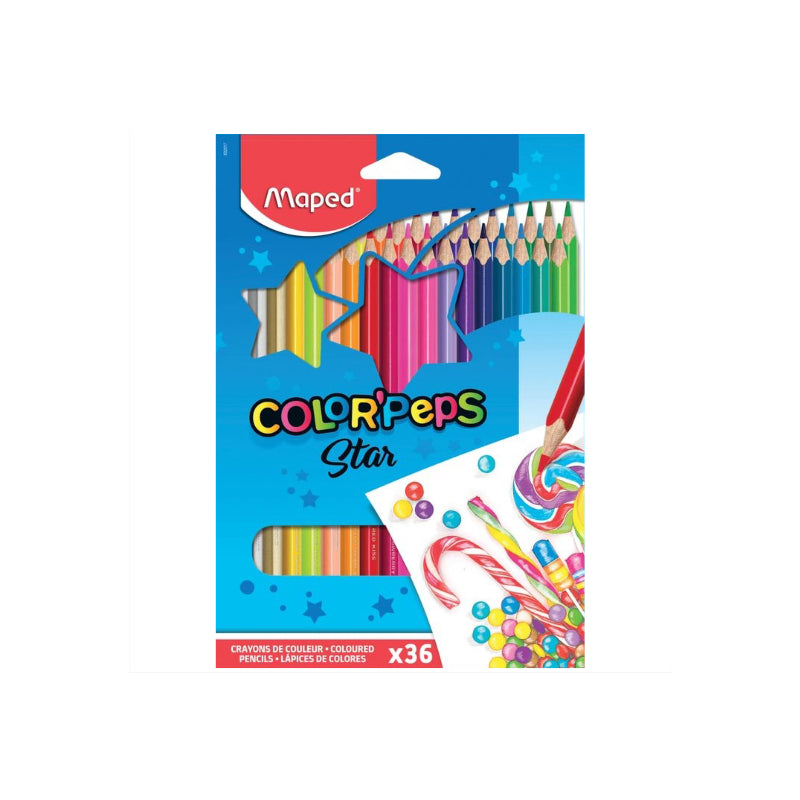 Maped Color Peps Star Coloured Pencils Set of 36