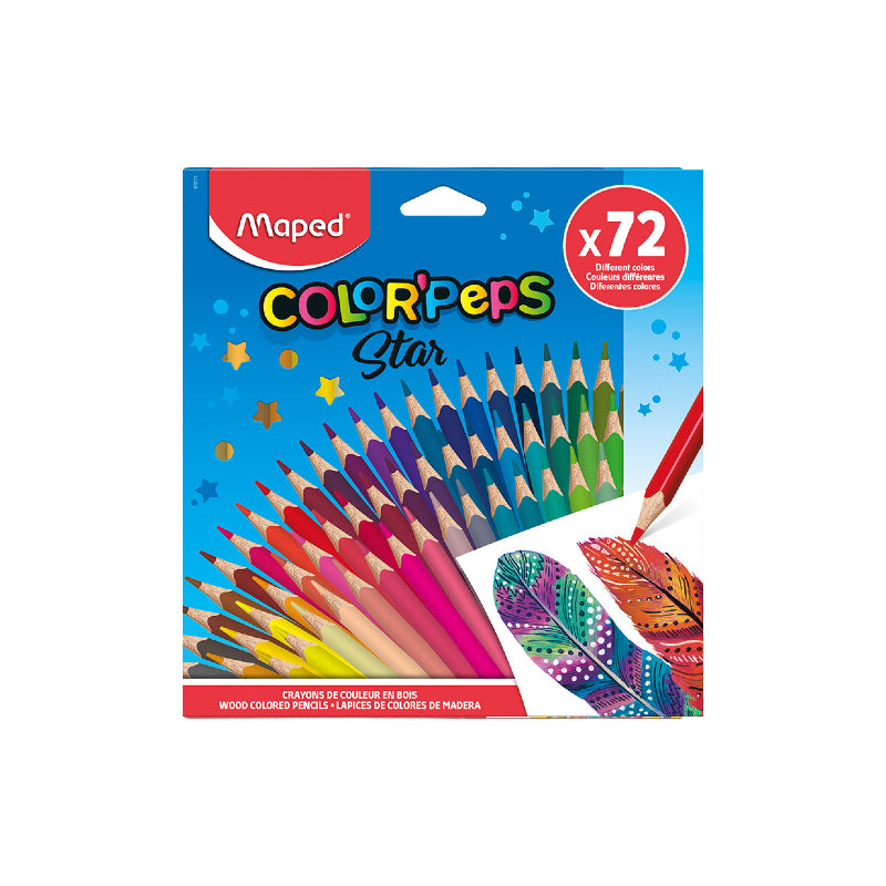 Maped Color Peps Star Coloured Pencils Set of 72