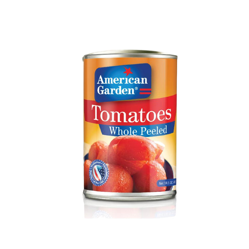 American Garden Tomatoes Whole Peeled 411g