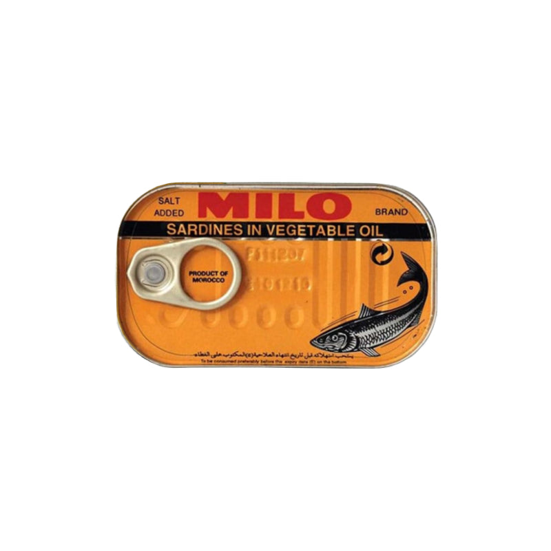 Milo sardine cans 125gm