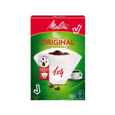 مليتا - فلاتر قهوة اوريجينال ﻿﻿ 1x4 ﻿- 40 قطعة