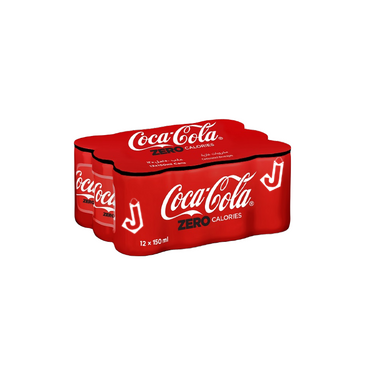 Coca Cola ZERO Cans 150ml X 12 Pcs