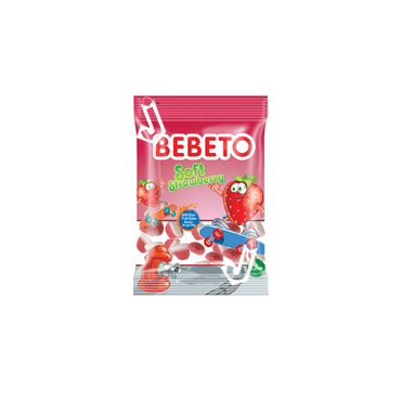 Bebeto Soft Strawberry Soft Candy 18g